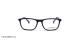 عینک طبی امپریو آرمانی کائوچویی بیضی رنگ سرمه ای  - عکاسی وحدت -  عکس از زاویه رو به رو