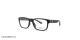 عینک طبی امپریو آرمانی فریم کائوچویی مستطیلی رنگ سبز مات  - عکاسی وحدت -  عکس از زاویه سه رخ