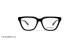 عینک طبی امپریو آرمانی فریم کائوچویی گربه ای رنگ مشکی - عکاسی وحدت -  عکس از زاویه رو به رو