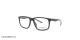 عینک طبی امپریو آرمانی مردانه فریم کائوچویی مربعی ای رنگ طوسی - عکاسی وحدت -  عکس از زاویه سه رخ