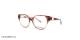 عینک طبی امپریو آرمانی فریم کائوچویی گربه ای رنگ صورتی - عکاسی وحدت -  عکس از زاویه سه رخ