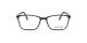 زینیا عینک طبی مشکی مستطیلی شکل - زاویه رو به رو