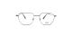 عینک طبی هاوک فریم فلزی شبه مربعی با زوایای متفاوت و خاص - عکس از زاویه روبرو