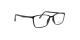 زینیا عینک طبی مشکی مستطیلی شکل - زاویه سه رخ