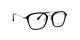 عینک طبی مربعی شکل مشکی رنگ زینیا - زاویه سه رخ