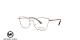 عینک طبی زنانه گربه ای رنگ نوک مدادی فلزی مایکل کورس - عکاسی وحدت - زاویه سه رخ