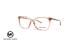 عینک طبی زنانه مربعی رنگ صورتی کائوچویی مایکل کورس - عکاسی وحدت - زاویه سه رخ