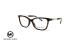 عینک طبی زنانه  مستطیلی رنگ قهوه ای هاوانا کائوچویی مایکل کورس - عکاسی وحدت - زاویه سه رخ