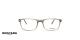 عینک طبی کائوچویی فریم مستطیلی موستانگ رنگ بژ - عکاسی وحدت - عکس از زاویه رو به رو