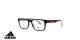 عینک طبی ورزشی آدیداس کائوچویی مستطیلی رنگ فریم مشکی - عکاسی وحدت- عکس از زاویه سه رخ