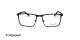 عینک طبی فلزی رویه دار اوسه - OSSE OS11978 - رنگ مشکی - عکاسی وحدت - عکس زاویه روبرو