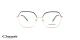عینک طبی فلزی زنانه اوسه - OSSE OS13069 - عکس زاویه روبه رو