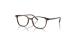 عینک طبی الیور پیپلز فریم کائوچویی مربعی قهوه ای تیره و روشن - عکس از زاویه سه رخ 