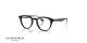 عینک طبی کائوچویی مشکی الیور پیپلز - زاویه سه رخ 