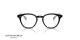 عینک طبی کائوچویی مشکی الیور پیپلز - زاویه روبرو