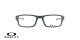 عینک طبی اوکلی بیس دار مستطیلی شکل مشکلی رنگ - ویژه فروش آنلاین - زاویه روبرو