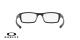 عینک طبی اوکلی بیس دار مستطیلی شکل مشکلی رنگ - ویژه فروش آنلاین - زاویه پشت
