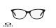 عینک طبی اوکلی بیضی شکل مشکی رنگ - ویژه فروش آنلاین - زاویه روبرو