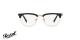 عینک طبی کلاب مستر پرسول رنگ مشکی - زاویه رو به رو