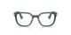 عینک طبی مربعی پرسول رنگ سبز - زاویه روبرو