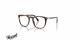 عینک طبی کائوچویی مربعی قهوه ای هاوانا پرسول - زاویه سه رخ
