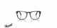 عینک طبی کائوچویی مربعی قهوه ای هاوانا پرسول - زاویه روبرو