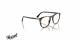 عینک طبی کائوچویی مربعی قهوه ای هاوانا پرسول - زاویه سه رخ