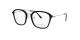عینک طبی زینیا مربعی شکل مشکی رنگ - زاویه سه رخ