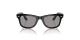 عینک آفتابی ویفرر ری بن - رنگ مشکی و عدسی خاکستری - عکس از زاویه روبرو