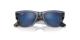  عینک آفتابی مگا ویفرر ریبن رنگ سبز شیشه ای با عدسی جیوه‌ای آبی و دسته های آبی ارتشی - عکس از زاویه بالا