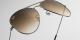 عینک آفتابی مدل خلبانی ری بن - بدنه نوک مدادی - عدسی قهوه ای سایه روشن 