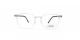 عینک طبی سیلوئت مدل SPX فریم دایره ای به زنگ شفافا و دسته های تیتانیومی - عکس از زاویه روبرو