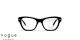 عینک طبی کائوچویی زنانه وگ فریم گربه ای رنگ مشکی - عکاسی وحدت - عکس از زاویه رو به رو