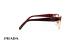عینک طبی زنانه فریم کائوچویی فلزی ویفیرر رنگ رزگلد پرادا - عکاسی وحدت - زاویه کنار