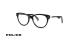 عینک طبی کاچویی پلیس - رنگ مشکی - زاویه سه رخ