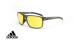 عینک آفتابی ورزشی آدیداس مدل whipstart - رنگ زرد مات با عدسی های طلایی جیوه ای - عکاسی وحدت - زاویه سه رخ