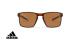 عینک آفتابی ورزشی آدیداس مدل Wayfinder - رنگ بدنه قهوه ای هاوانا - رنگ عدسی قهوه ای - عکاسی وحدت - زاویه روبرو