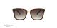 عینک آفتابی آنا هیکمن قهوه ای دسته طلایی - عکاسی وحدت - عکس از زاویه رو به رو