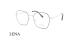 عینک طبی چندضلعی لنا - LENA LE450 - رنک نقره ای - عکاسی وحدت - عکس زاویه سه رخ