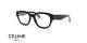 عینک طبی کائوچویی سلین - رنگ مشکی - عکاسی عینک وحدت - زاویه سه رخ