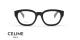 عینک طبی کائوچویی سلین - رنگ مشکی - عکاسی عینک وحدت - زاویه روبرو