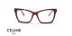عینک طبی قهوه ای هاوانا سلین - عکاسی عینک وحدت - زاویه روبرو