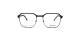 عینک طبی اوگا فریم فلزی کربن مربعی رنگ مشکی - عکس از زاویه روبرو