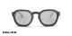عینک آفتابی پلیس لوییس همیلتون -  Lewis 43 Police SPLE38 با بدنه استات خاکستری و عدسی خاکستری طیف‌دار آیینه‌ای - روبرو