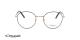 عینگ گرد فلزی اوسه - Osse OS12223- رنک فریم مشکی-طلایی - عکاسی وحدت- عکس زاویه روبرو