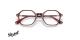 عینک طبی کائوچی چندضلعی پرسول - رنگ قرمز هاوانا 