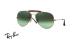 عینک آفتابی ری بن  RB3029- رنگ فریم مشکی و عدسی مشکی -  اپتیک وحدت - عکس از زاویه سه رخ