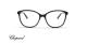 عینک طبی کائوچویی مشکی رنگ شوپارد - زاویه روبرو