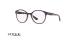 عینک طبی vogue رنگ بنفش - زاویه سه رخ