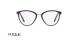 عینک طبی وگ -VO5259  2409 - رنگ بنفش - زاویه رو برو